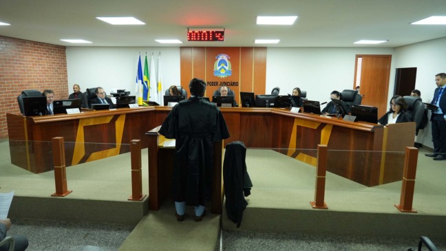 Câmara de Direito Público em sua primeira sessão de julgamento, no dia 4/2 - Foto: Rondinelli Ribeiro