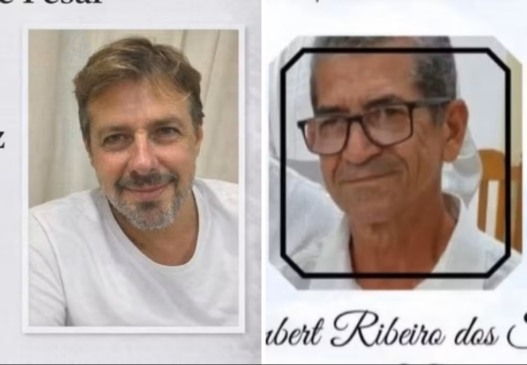 Emivaldo Luiz de Queiroz (esq.) e Izambert Ribeiro dos Santos morreram em acidente na Serra de Taquaruçu — Foto: Reprodução/Redes Sociais