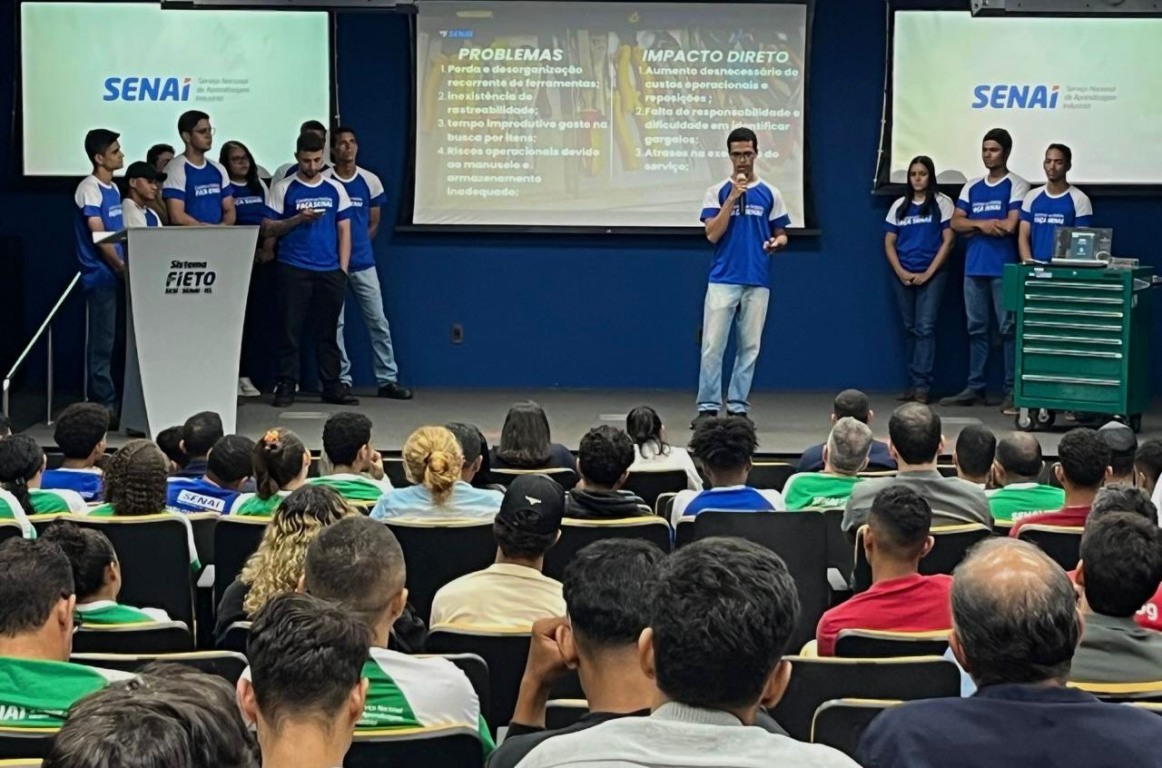 Alunos do SENAI Tocantins conquistam 6º lugar nacional com projeto de Carrinho Inteligente Alunos do SENAI Tocantins conquistam 6º lugar nacional com projeto de Carrinho Inteligente