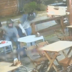 Crime foi filmado por c&acirc;meras de seguran&ccedil;a - Foto: Reprodu&ccedil;&atilde;o