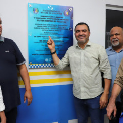 Governador Wanderlei Barbosa inaugura a sede da 1&ordf; Companhia Independente de Pol&iacute;cia Militar em Formoso do Araguaia, refor&ccedil;ando a seguran&ccedil;a p&uacute;blica na regi&atilde;o sul do estado - Foto: Adilvan Nogueira/Governo do Tocantins