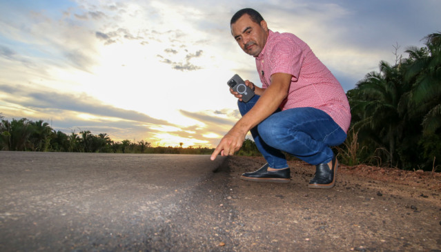 Governador Wanderlei Barbosa ressaltou que os investimentos em rodovias vão beneficiar diretamente a população, melhorar a mobilidade e fortalecer a economia - Crédito foto: Marcio Vieira/Governo do Tocantins