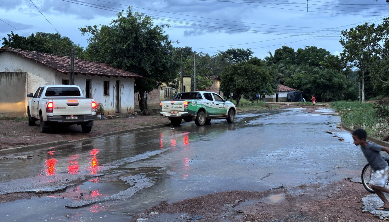 Governo acompanha situação de moradias após rompimento de barragem em Santa Rosa do Tocantins e avalia impactos causados pelas fortes chuvas - Foto:  Sechid/Governo do Tocantins
