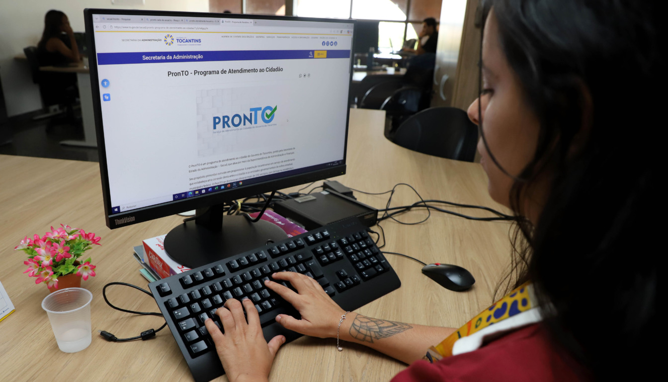 Tocantins alcançou a 9ª posição no ranking nacional de oferta de serviços públicos digitais de acordo com o Ranking de Competitividade dos estados 2025 (Foto: Esequias Araújo/Governo do Tocantins