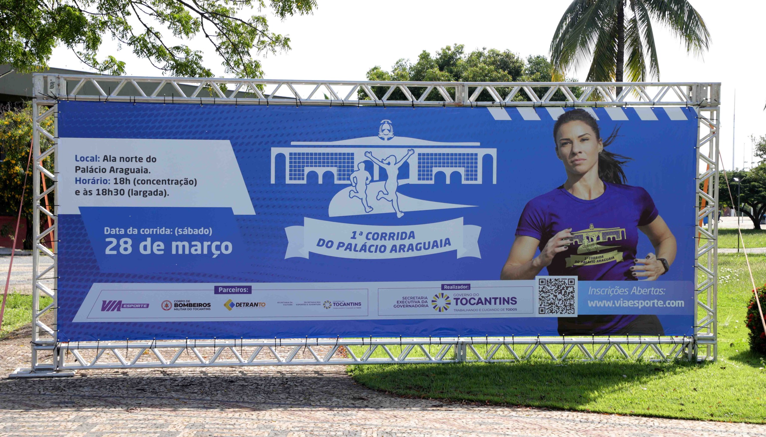 Praça dos Girassóis recebe feira cultural e corrida em comemoração aos 35 anos do Palácio Araguaia