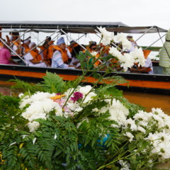 Entrega do 3&ordm; Presente de Iemanj&aacute; &agrave;s &aacute;guas do Lago de Palmas foi marcada por c&acirc;nticos, f&eacute; e manifesta&ccedil;&otilde;es culturais na Praia da Graciosa - Foto: Paulo Gualberto/Governo do Tocantins
