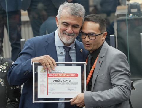 Amélio recebe homenagem em Gurupi - Foto: Lwann Sousa