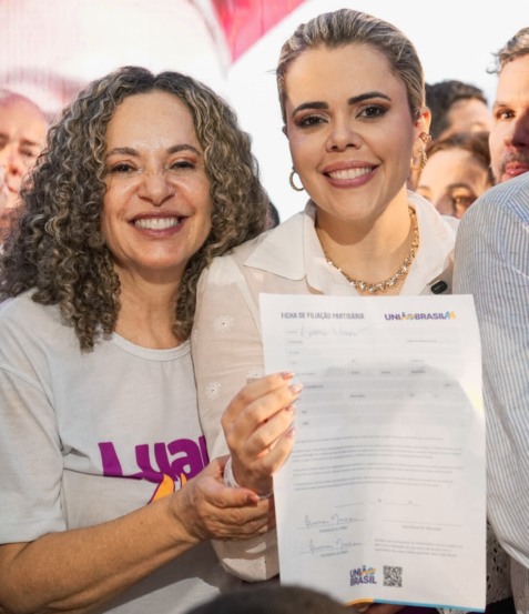 Luana Nunes se filia oficialmente ao União Brasil e exalta força feminina ao lado de Dorinha