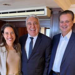 Laurez se re&uacute;ne com Kassab e Raquel Lyra em Bras&iacute;lia e discute&nbsp; cen&aacute;rio pol&iacute;tico