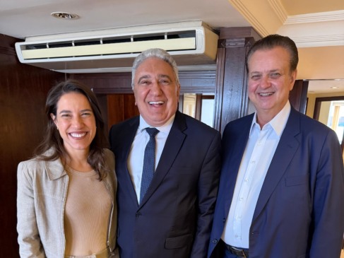 Laurez se reúne com Kassab e Raquel Lyra em Brasília e discute  cenário político