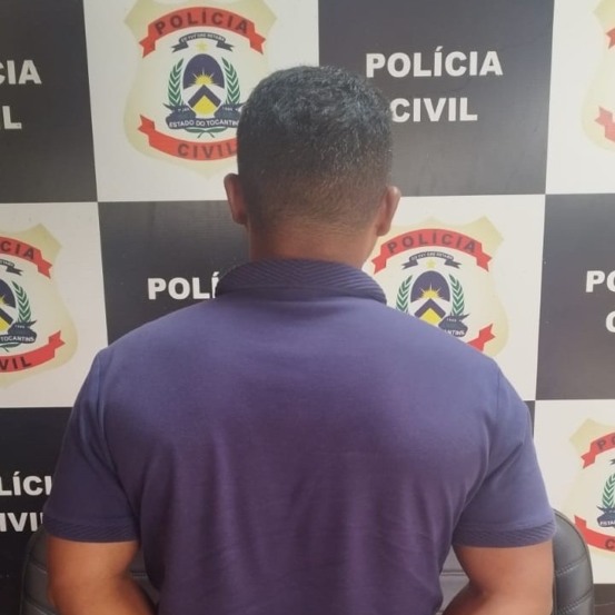 Homem investigado por violência doméstica é preso pela Polícia Civil em Miranorte  -Foto: DICOM SSP TO 