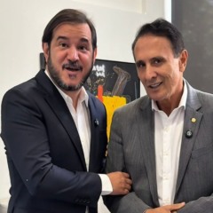 De olho no Senado, Gaguim descarta sa&iacute;da do UB e Rueda garante hoje: &ldquo;vai ter todo suporte desse partido&rdquo;