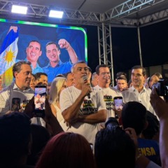 Agora no MDB, Am&eacute;lio diz que foi &ldquo;empurrado&rdquo;, que rejeitou vaga ao Senado por lealdade a Guimar&atilde;es e faz apelo ao lado de Vicentinho: &ldquo;pe&ccedil;o com humildade que voc&ecirc;s nos coloquem no 2&ordm; turno&rdquo;