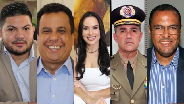 Atos Gomes; Fábio Vaz; Kátia Chaves; Márcio Barbosa; Pastor Wellington (Wellington Ferreira)