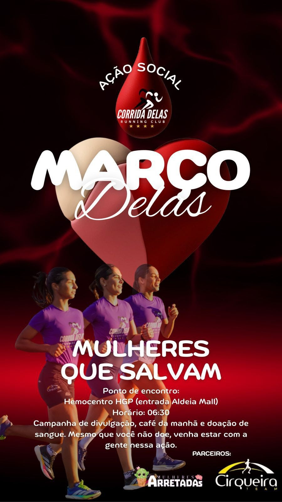 “Março Delas”: Projeto mobiliza mulheres para ação social de doação de sangue em Palmas
