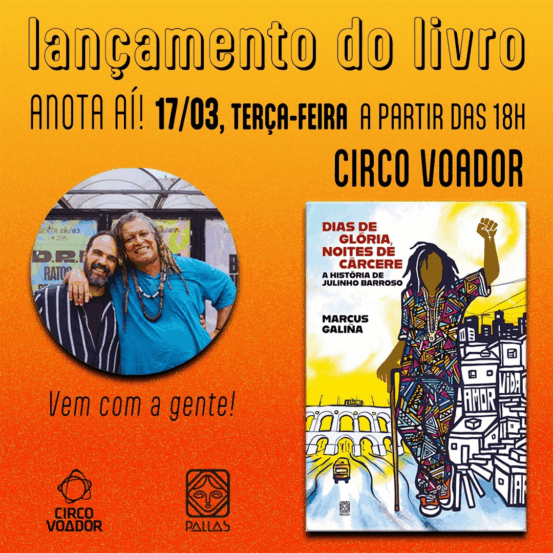 Livro sobre a trajetória de Julinho Barroso será lançado dia 17 no Rio de Janeiro