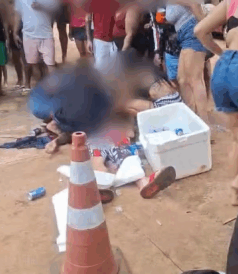 Crime aconteceu na Praia do Caju, em Palmas — Foto: Alessandro Ferreira/Agência Tocantins
