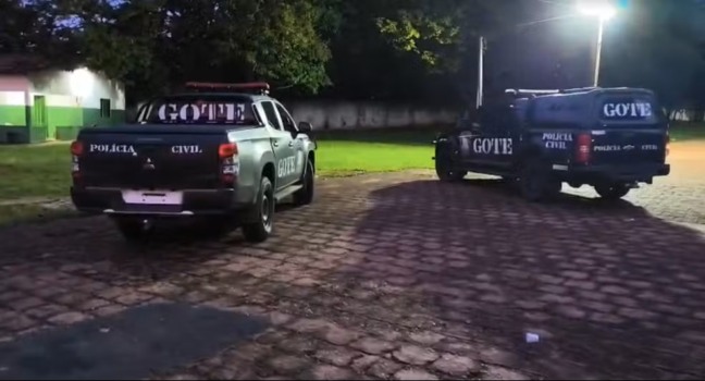 Polícia Civil cumpriu mandados de busca em Tocantinópolis — Foto: PCTO/Divulgação