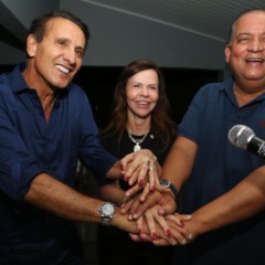 Dorinha, Gomes e Gaguim prestigiam anivers&aacute;rio de Barra do Ouro; Deputado garante: &ldquo;estamos juntos&rdquo;