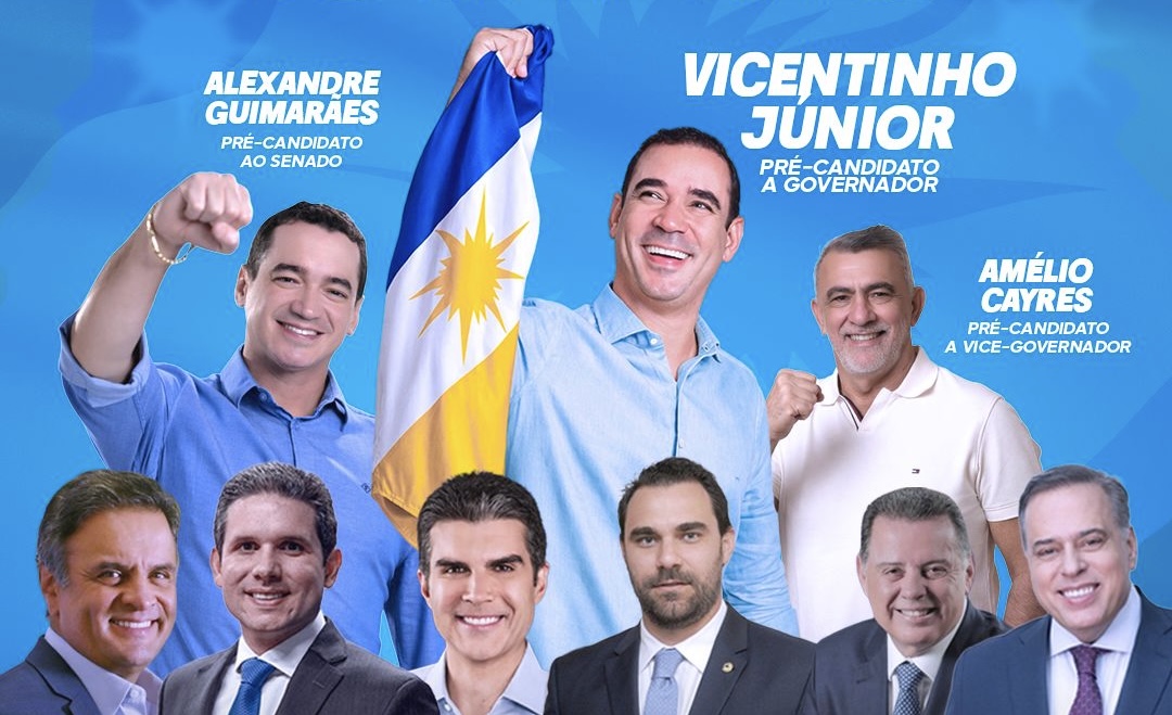  Dia 15: PSDB e MDB lançam oficialmente pré candidaturas de Vicentinho e Amélio em Porto com presença de Aécio, Perilo e outros líderes nacionais: “reencontro com nossa essência” 