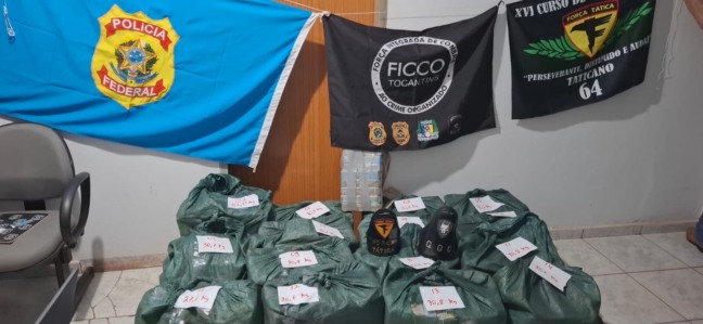 Semana começa com esquema de tráfico na mira da polícia e apreensão de cerca de 500 kg de cocaína na BR-153