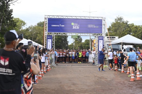 Corrida Nacional do SESI acontece nesta sexta-feira, com 1200 participantes