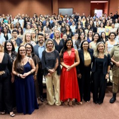 Evento &ldquo;Juntas &ndash; Pelo Fim da Viol&ecirc;ncia contra a Mulher&rdquo; reuniu autoridades, especialistas e representantes da rede de prote&ccedil;&atilde;o, em Palmas, para fortalecer estrat&eacute;gias de preven&ccedil;&atilde;o e acolhimento no servi&ccedil;o p&uacute;blico estadual - Foto: Loise Maria/Governo do Tocantins