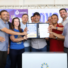Governador Wanderlei Barbosa assina Ordem de Servi&ccedil;o para constru&ccedil;&atilde;o do c&acirc;mpus da Unitins em Augustin&oacute;polis - Foto: Ademir dos Anjos/Governo do Tocantins