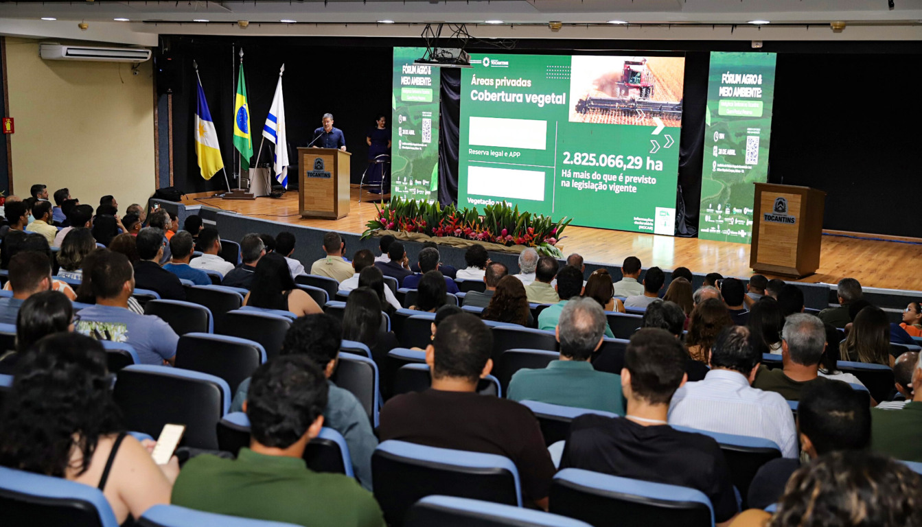 Evento reuniu as principais entidades representativas do Agro que discutiram uma produção mais sustentável - Foto: Marcel de Paula/Governo do Tocantins