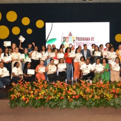 O selo premia as boas pr&aacute;ticas de escolas da rede estadual e municipal - Foto: Juliana Carneiro 