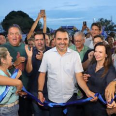 Nos 56 anos de Guara&iacute;, governador Wanderlei entrega gin&aacute;sio poliesportivo e refor&ccedil;a seguran&ccedil;a no tr&acirc;nsito