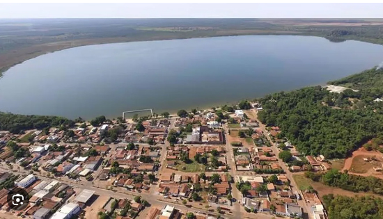 Vista área de Lagoa da Confusão Vista área de Lagoa da Confusão