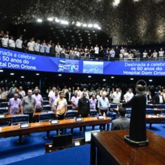 Por proposi&ccedil;&atilde;o de Eduardo Gomes, Senado homenageia os 50 anos do Hospital Dom Orione