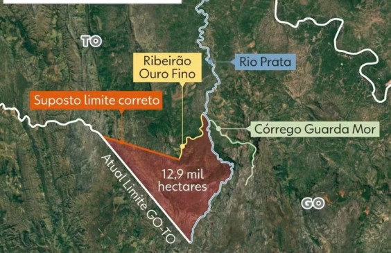 Disputa territorial entre Tocantins e Goiás vai ao STF e tem decisão adiada após acordo entre estados