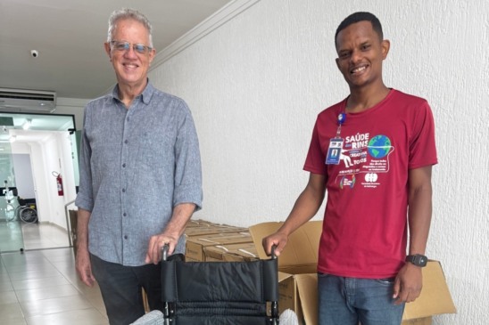 Fundação Pró-Rim recebe doação de 20 cadeiras de rodas hospitalares no Tocantins