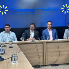 Coletiva realizada na sede da Secretaria do Meio Ambiente e Recursos H&iacute;dricos, em Palmas - Foto: Brener Nunes