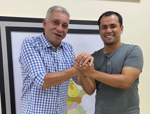 Carlos Amastha e Lucas Campelo 