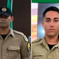 Sargento Valdimar Rufino e o soldado Delcio Lima - Foto: Divulga&ccedil;&atilde;o