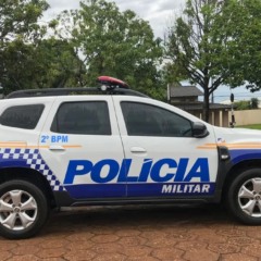Carro da Pol&iacute;cia Militar Aragua&iacute;na &mdash; Foto: PM/Divulga&ccedil;&atilde;o