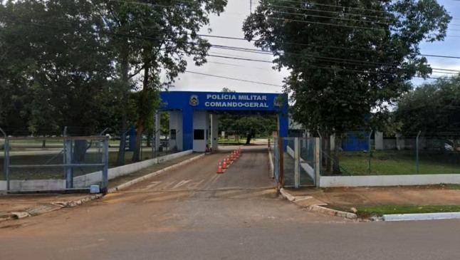 Sede do Comando Geral da Polícia Militar do Tocantins — Foto: Reprodução/Google Street View
