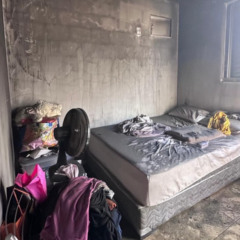 Inc&ecirc;ndio em apartamento leva &agrave; retirada de moradores e interdi&ccedil;&atilde;o de bloco em condom&iacute;nio da Capital