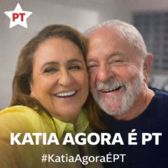 Em meio a repercuss&otilde;es, K&aacute;tia Abreu diz que filia&ccedil;&atilde;o no PT foi para oficializar seu apoio &agrave; reelei&ccedil;&atilde;o de Lula