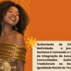 Jovem lideran&ccedil;a quilombola assume na Igualdade Racial e nomea&ccedil;&atilde;o repercute como s&iacute;mbolo de representatividade e esperan&ccedil;a