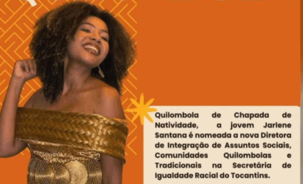 Jovem liderança quilombola assume na Igualdade Racial e nomeação repercute como símbolo de representatividade e esperança