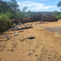 Acidente foi registrado na TO-455 — Foto: Divulgação/CBM