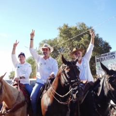 CAVALGADA DA 51&ordf; EXPO: Em Gurupi ao lado de Am&eacute;lio e Guimar&atilde;es, Vicentinho J&uacute;nior firma compromisso de preservar cultura e tradi&ccedil;&atilde;o do Tocantins