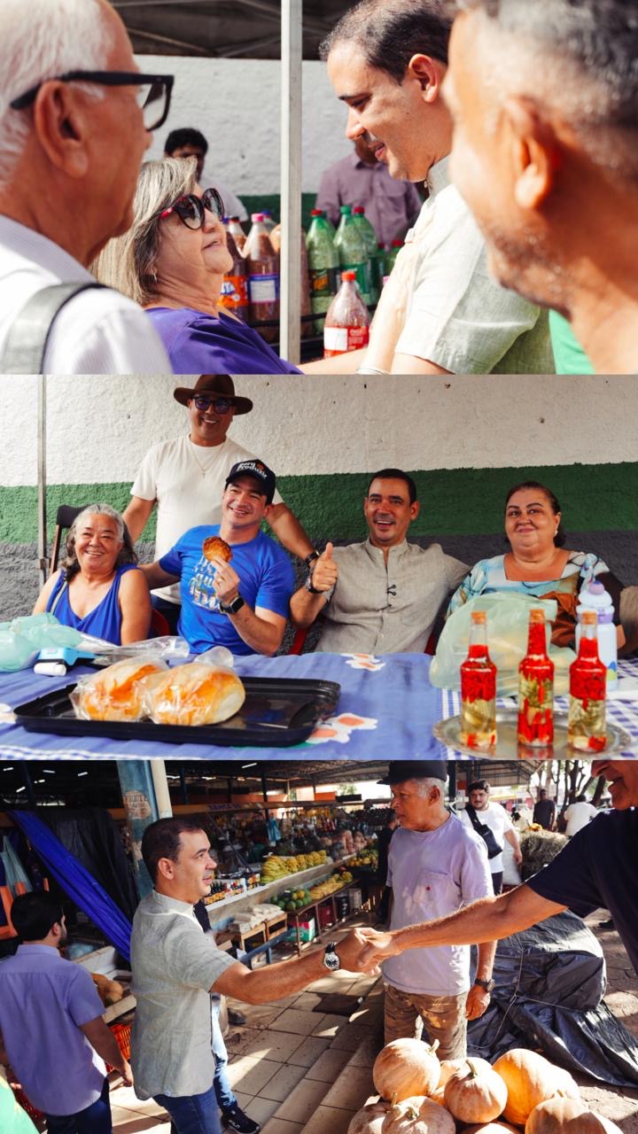 Vicentinho ouve feirantes, faz série de visitas em Araguaína e alfineta: “Enquanto alguns prometem tudo para todos, nós apresentamos metas realistas” Vicentinho ouve feirantes, faz série de visitas em Araguaína e alfineta: “Enquanto alguns prometem tudo para todos, nós apresentamos metas realistas”