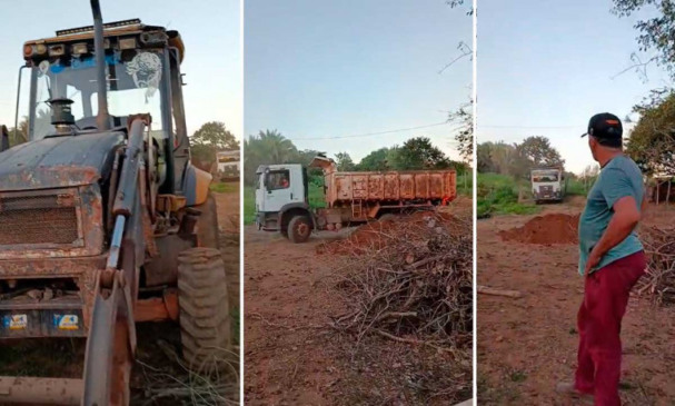 Máquina de Prefeitura de cidade do TO é encontrada em chácara ligada a ex-secretário