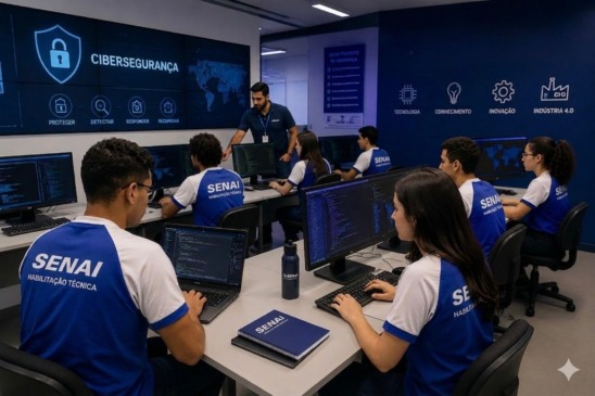 SENAI Tocantins oferta curso técnico inédito de Cibersegurança com bolsas de estudo em Palmas
