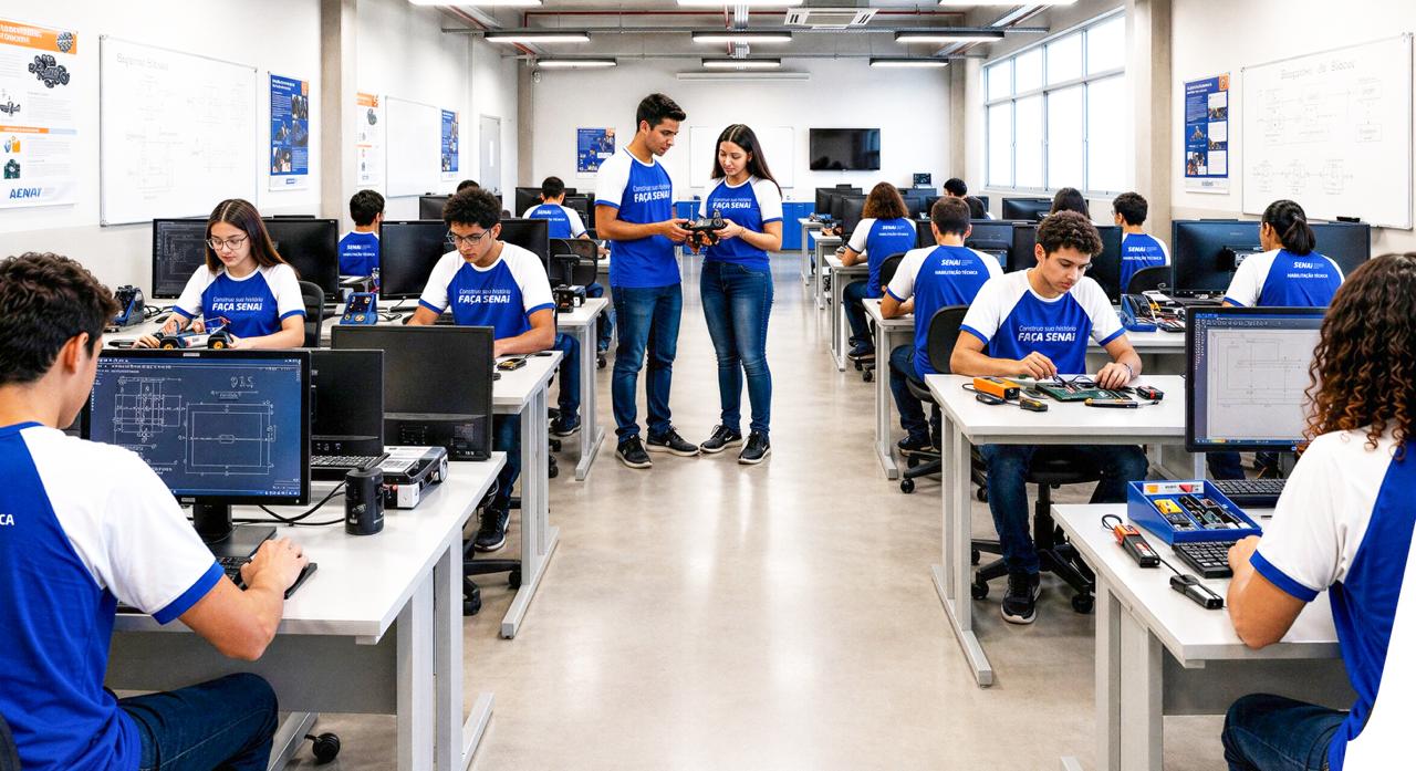 Indústria tocantinense exige mão de obra qualificada e SENAI oferta mais de mil vagas em cursos técnicos; 650 são bolsas de estudo